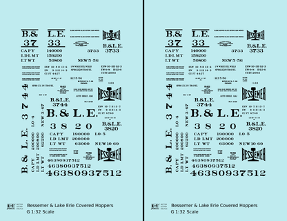 Bessemer and Lake Erie Covered Hopper Black