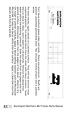Burlington Northern 86 Ft Auto Parts Boxcar White