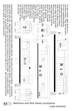 Baltimore and Ohio Diesel Locomotive Yellow Late B & O Scheme - Decal