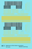 Baltimore and Ohio Diesel Locomotive Yellow Early Freight Scheme - Decal - Choose Scale