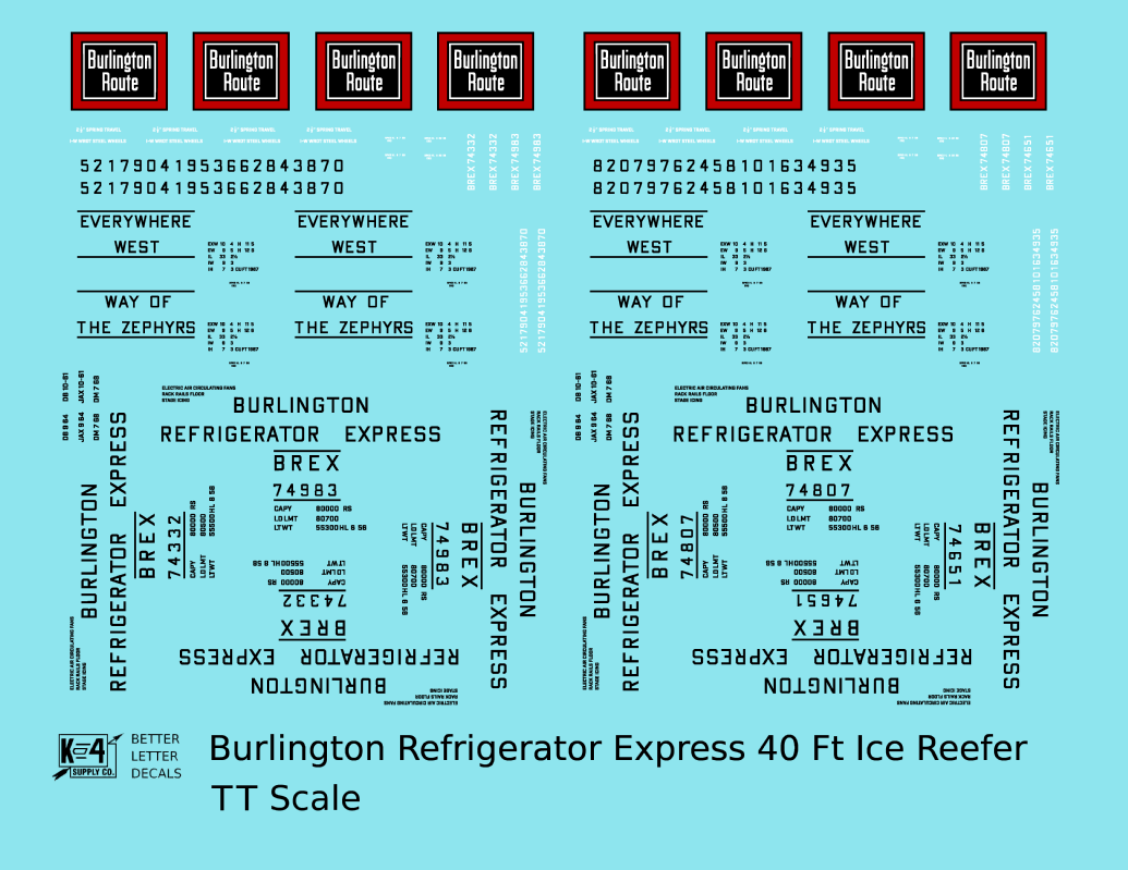 Burlington Refrigerator Express Steel Ice Reefer Black BREX
