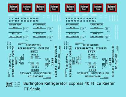 Burlington Refrigerator Express Steel Ice Reefer Black BREX