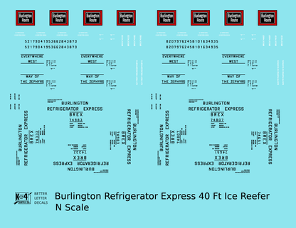Burlington Refrigerator Express Steel Ice Reefer Black BREX