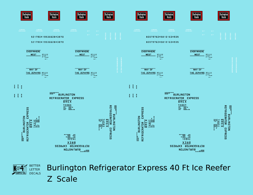 Burlington Refrigerator Express Steel Ice Reefer Black BREX