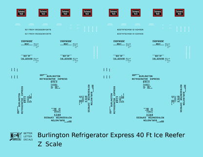 Burlington Refrigerator Express Steel Ice Reefer Black BREX
