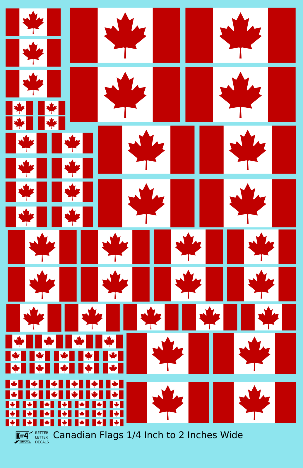 Canadian Flag  Red and White Canada