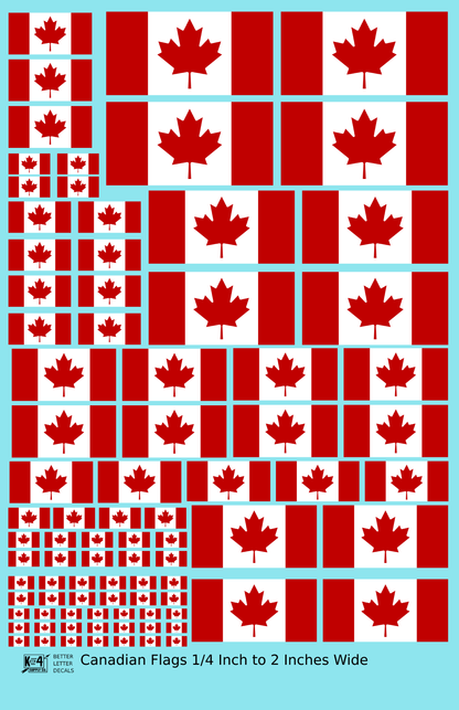 Canadian Flag  Red and White Canada
