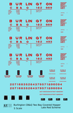 Burlington CB&Q Covered Hopper  Late Scheme