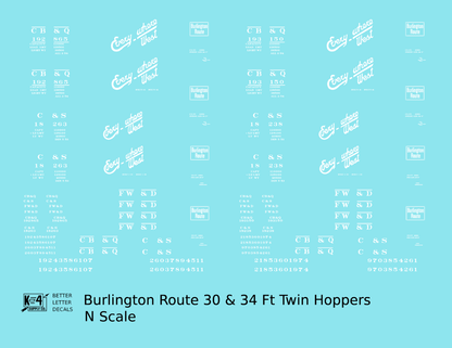 Burlington CB&Q Ribbed Twin Hopper White Everywhere West