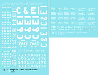 Chicago and Eastern Illinois C&EI Caboose White