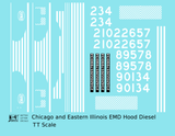Chicago and Eastern Illinois C&EI Hood Diesel White