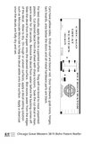 Chicago Great Western 38 Ft Bohn Patent Ice Reefer Black and White  - Decal