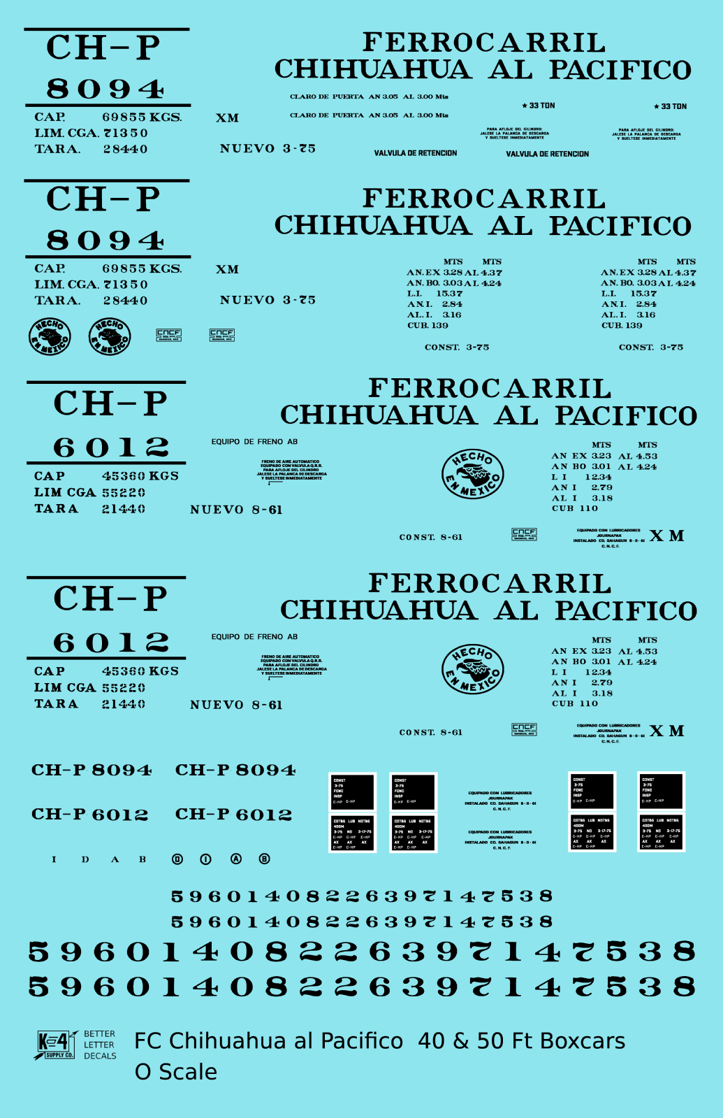 FC Chihuahua Al Pacifico 40 Ft Boxcar Black
