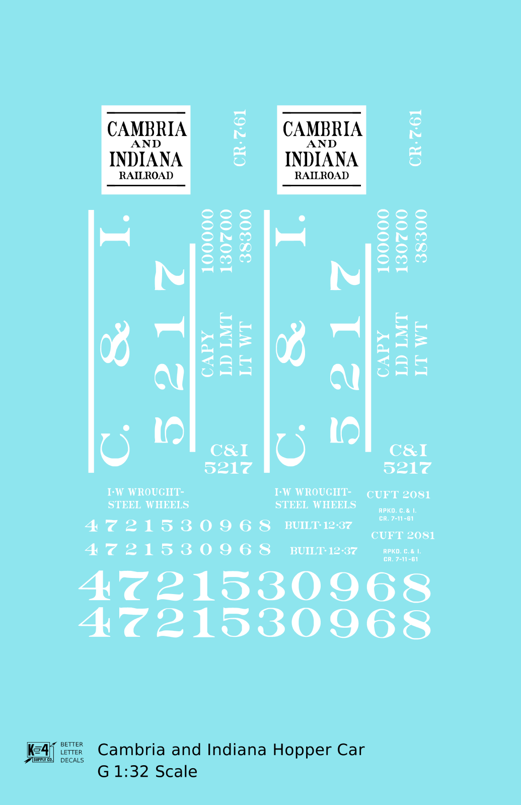 Cambria and Indiana Offset Twin Hopper White