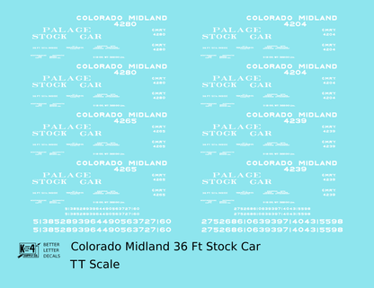 Colorado Midland Palace Stock Car White