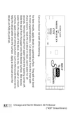Chicago and North Western 40 Ft Boxcar White Route Of the 400 Streamliners - Decal