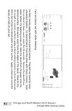 Chicago and North Western 40 Ft Boxcar White and Black Vertical Edge Line Herald - Decal