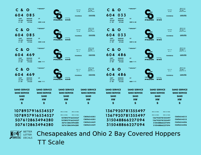 Chesapeake and Ohio Covered Hopper Black