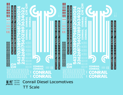 Conrail Diesel Locomotive White