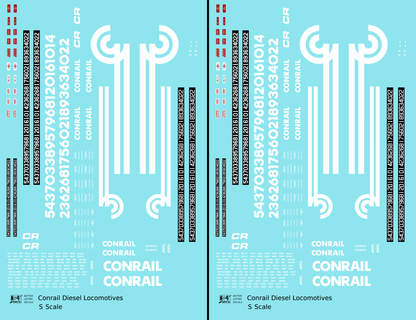 Conrail Diesel Locomotive White