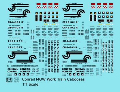 Conrail MOW Work Train Caboose Black