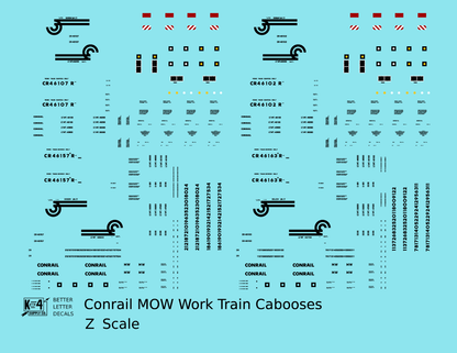 Conrail MOW Work Train Caboose Black