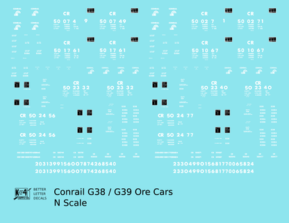 Conrail G38 / G39 Ore Jenny Car White