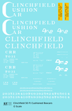 Clinchfield 50 Ft Cushion Underframe Boxcar White  - Decal - Choose Scale