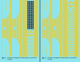 Chicago and Western Indiana ALCO RS-1 Locomotive Yellow  - Decal - Choose Scale