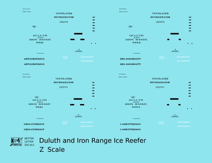 Duluth and Iron Range Ice Reefer Black Pre-DMIR Missabe