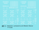 Delaware, Lackawanna and Western Boxcar White DL&W