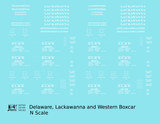 Delaware, Lackawanna and Western Boxcar White DL&W