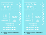 Delaware, Lackawanna and Western Boxcar White DL&W