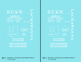 Delaware, Lackawanna and Western Boxcar White DL&W