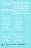 Delaware, Lackawanna and Western Boxcar White DL&W