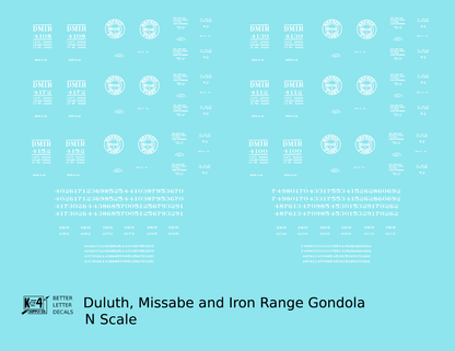 Duluth, Missabe and Iron Range 40 Ft Gondola White DMIR