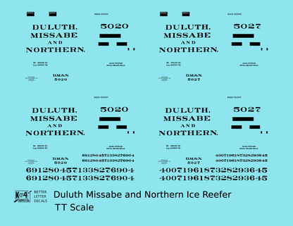 Duluth Missabe & Northern Ice Reefer Black Pre-DMIR Iron Range