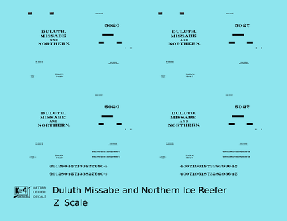 Duluth Missabe & Northern Ice Reefer Black Pre-DMIR Iron Range