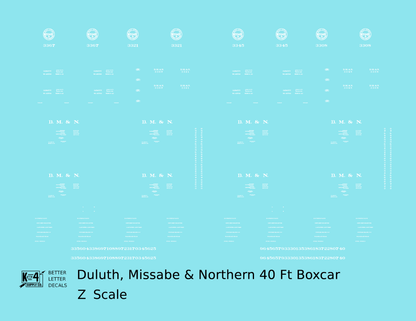 Duluth, Missabe & Northern 40 Ft OB Boxcar Pre-DMIR Iron Range