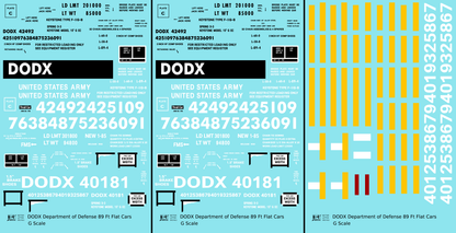 Department Of Defense Army DODX Flat Car 
