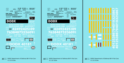 Department Of Defense Army DODX Flat Car 