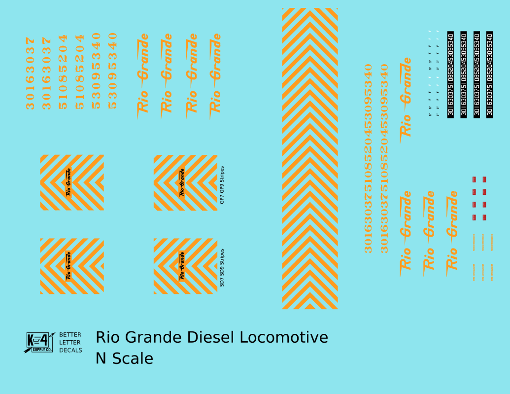 Rio Grande Hood Diesel Orange Small Letter