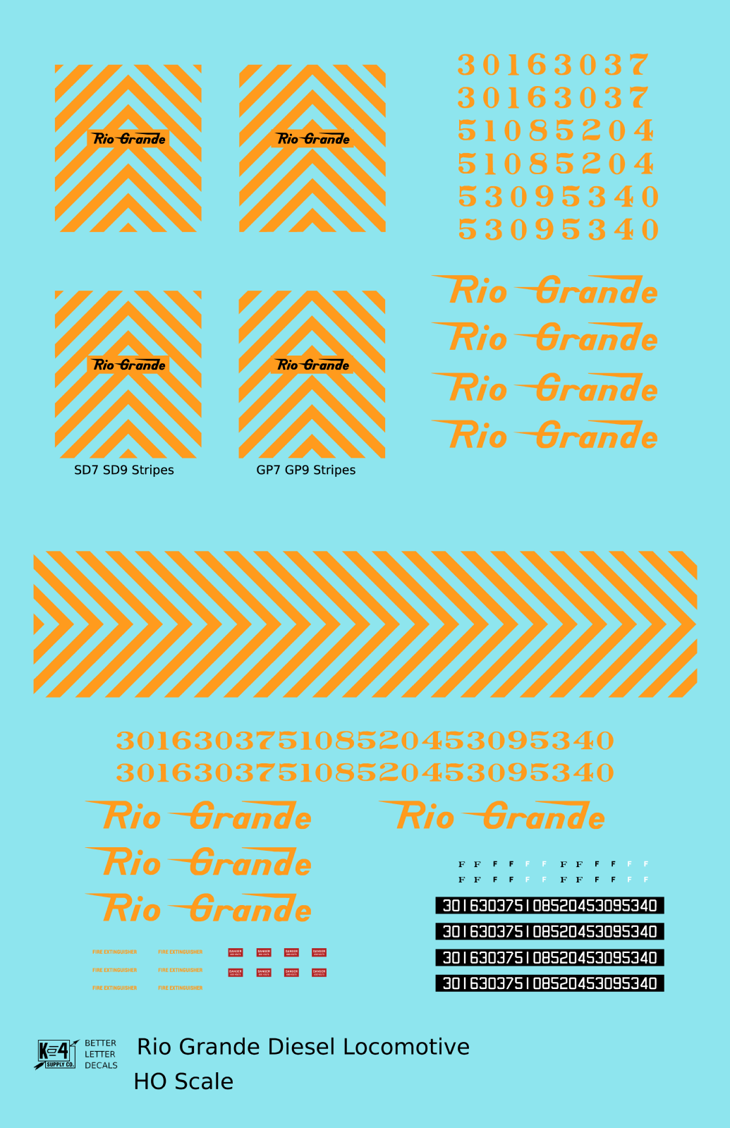 Rio Grande Hood Diesel Orange Small Letter