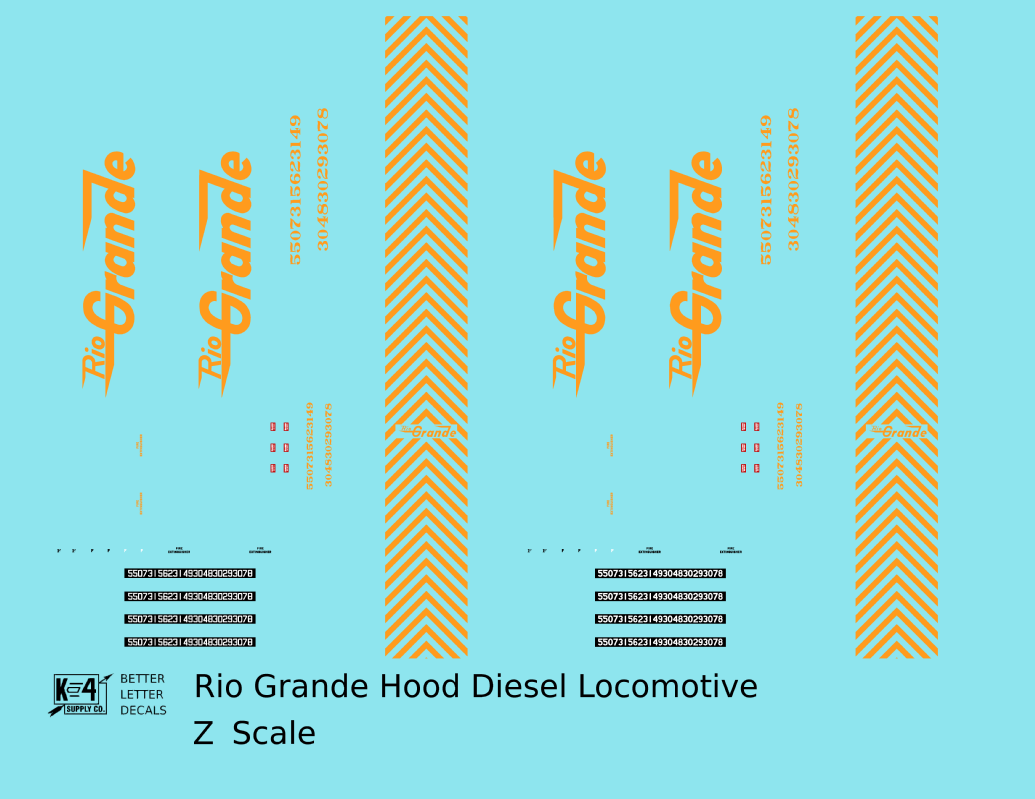 Rio Grande Hood Diesel Orange Large Letter