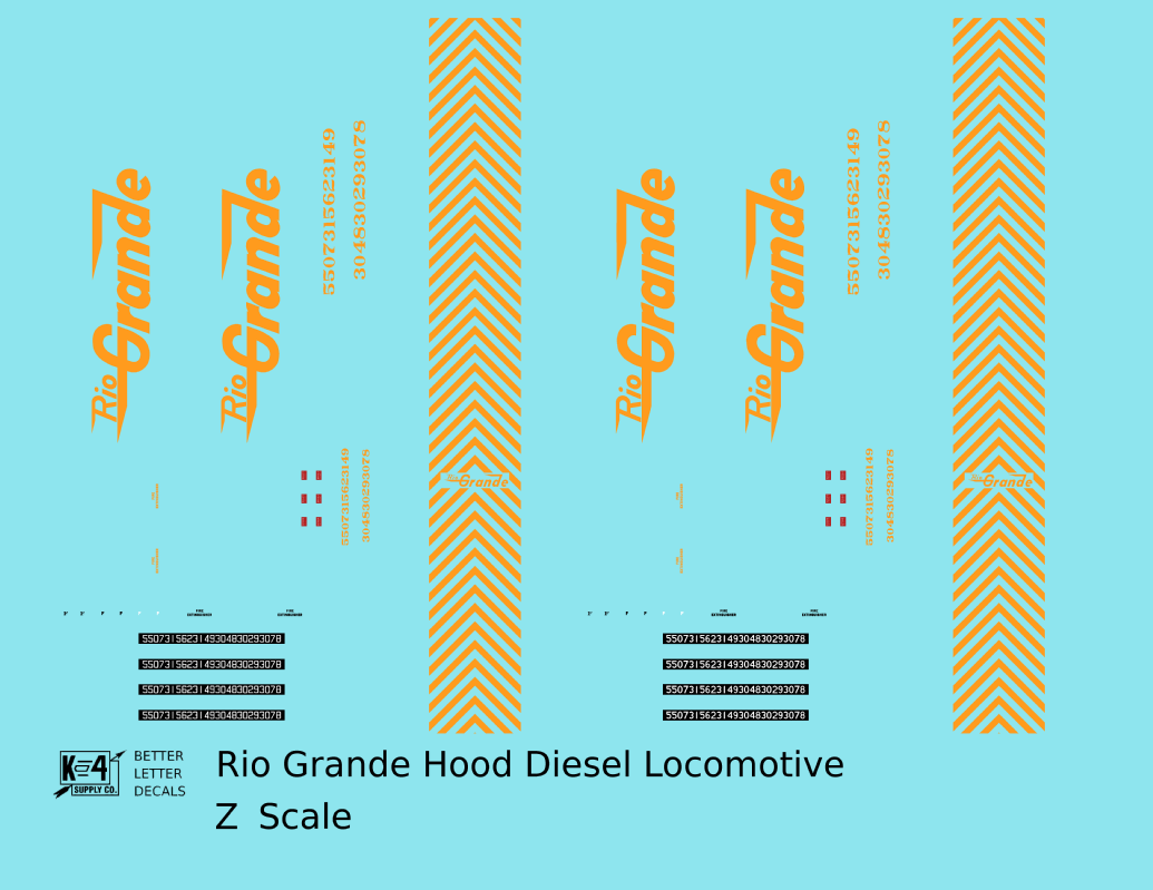 Rio Grande Hood Diesel Orange Large Letter
