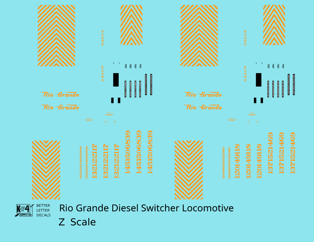 Rio Grande Diesel Switcher Orange