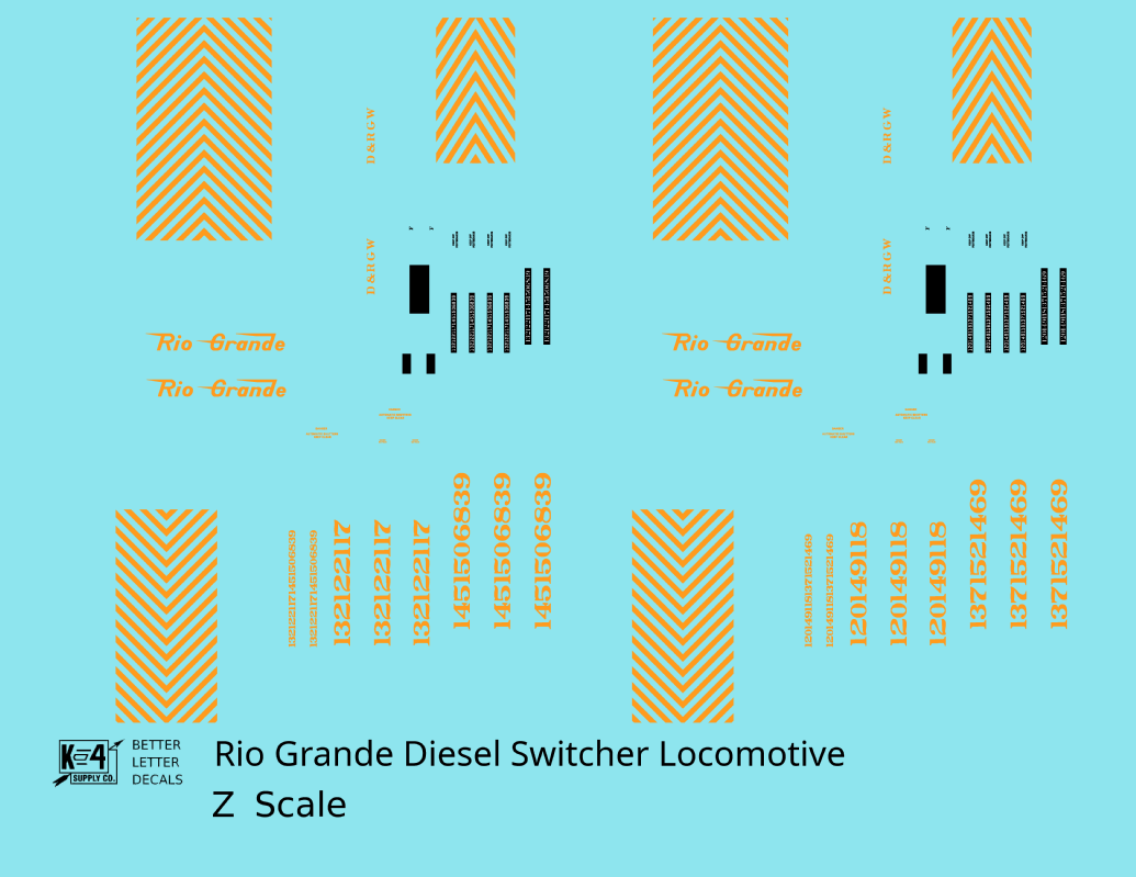 Rio Grande Diesel Switcher Orange