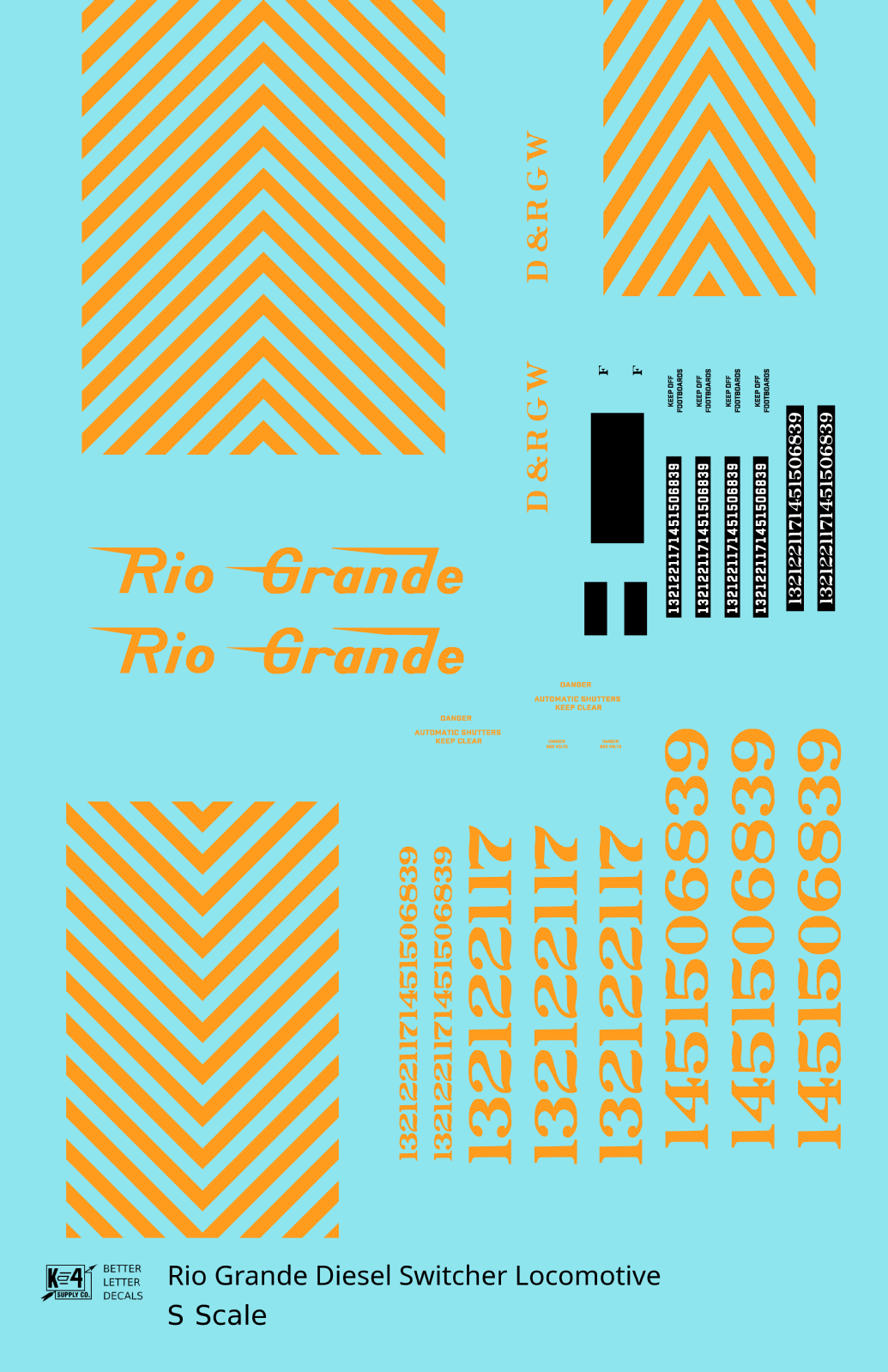 Rio Grande Diesel Switcher Orange