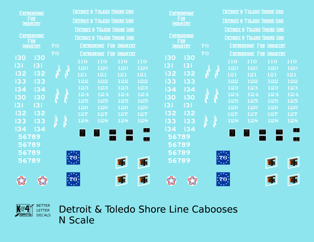 Detroit & Toledo Shore Line Caboose White