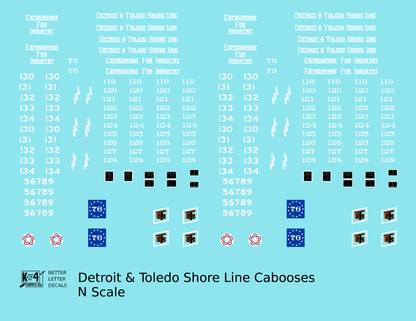 Detroit & Toledo Shore Line Caboose White